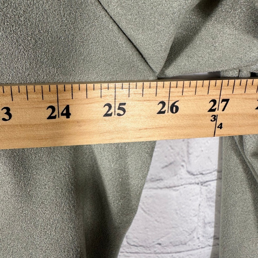 Levis Faux Suede Shacket Sage Green Button Up‎ Shirt Jacket LW2WS235 Womens 1X - Picture 10 of 15
